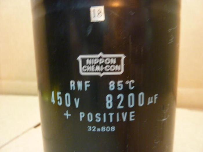 Used NIPPON CHEMICON Capacitor 8200 uF 32A808 #34283