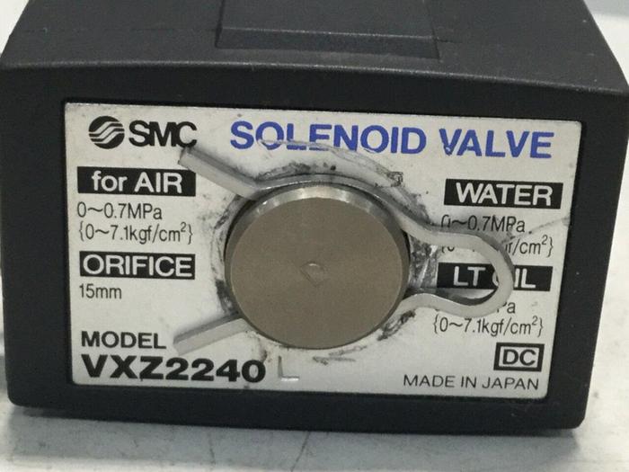 Used SMC Solenoid Valve VXZ2240 #104204