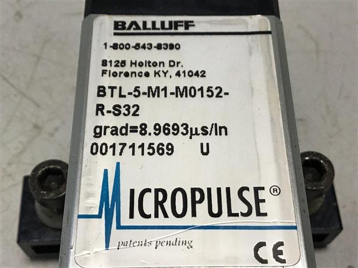 Used BALLUFF Transducer BTL-5-M1-M0152-R-S32 #133575