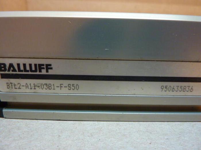 Used BALLUFF Linear Transducer BTL2-A11-0381-F-S50 #37533