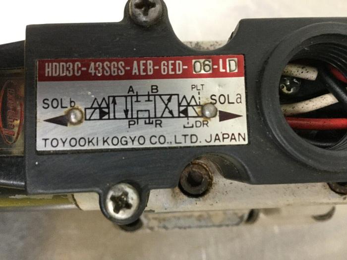 Used TOYO Directional Control Valve HDD3C-43SGS-AEB-6ED-06-LD #112026