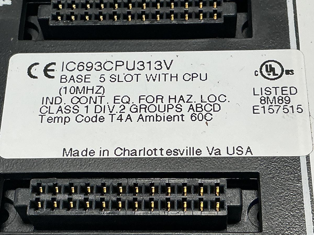 Used GE FANUC  BASE 5-SLOT WITH CPU