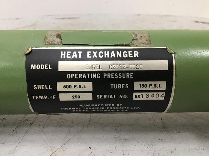 Used THERMAL TRANSFER Heat Exchanger ENGEL C2032-0020 Used
