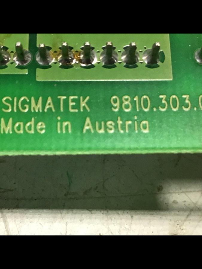 Used SIGMATEK Circuit Board 05-052-022 DIAS MIDI I/O Used