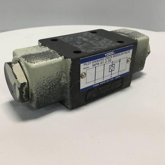 Used YUKEN Pilot Operated Check Modular Valve MPB-01-2-30 #91630