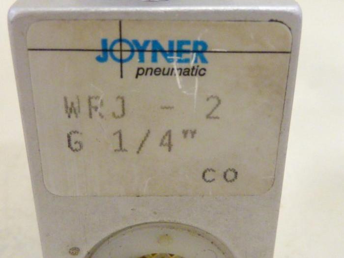 Used JOYNER PNEUMATIC Pneumatic Valve WRJ-2 #67683