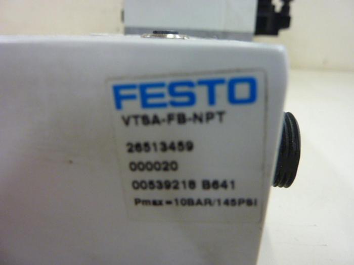 Used FESTO Control Block / Valve Terminal VTSA-FB-NPT Used