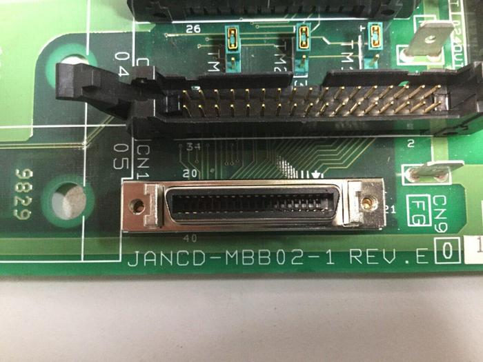 Used YASKAWA BackPlane Board JANCD-MBB02-1 #108629