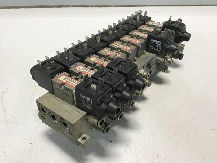Used NUMATICS Solenoid Valves Manifold Flexiblock 0315A4002 Used