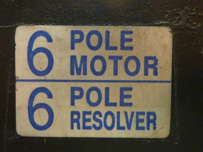 Used MOOG 1.73 HP Servo Motor T-1-M6-030-10-02-16 Used