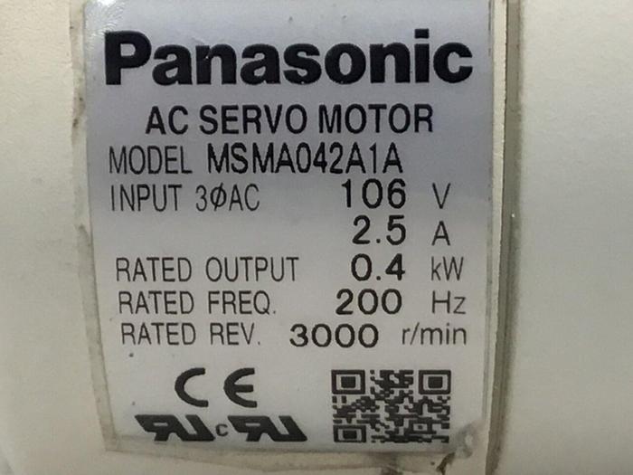 Used PANASONIC Servo Motor MSMA042A1A #128299