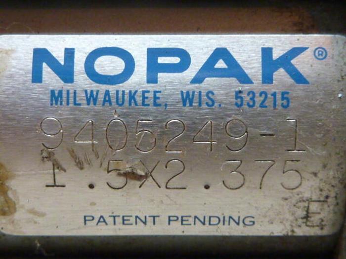 Used NOPAK Cylinder 9405249-1 #32337