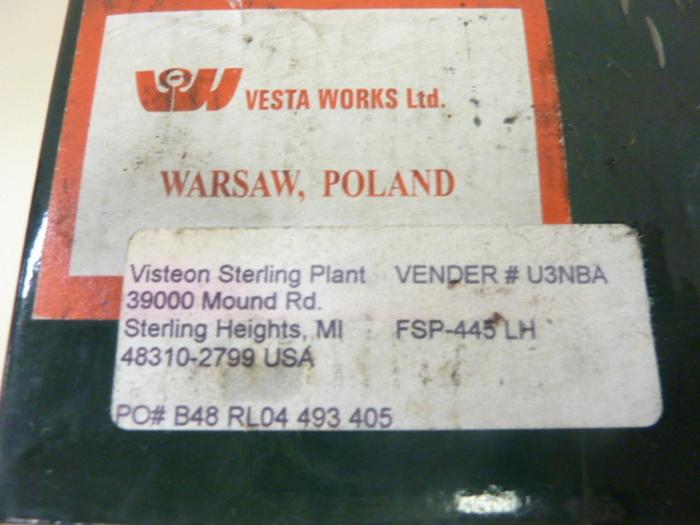 VESTA WORKS LTD. Polish Blades FSP445LH #45206