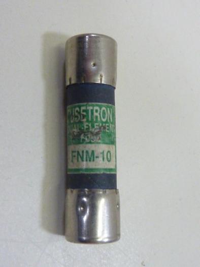 Used FUSETRON 10 Amp Fuse FNM-10 #62376