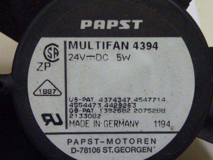 Used PAPST Multifan 4394 #63045