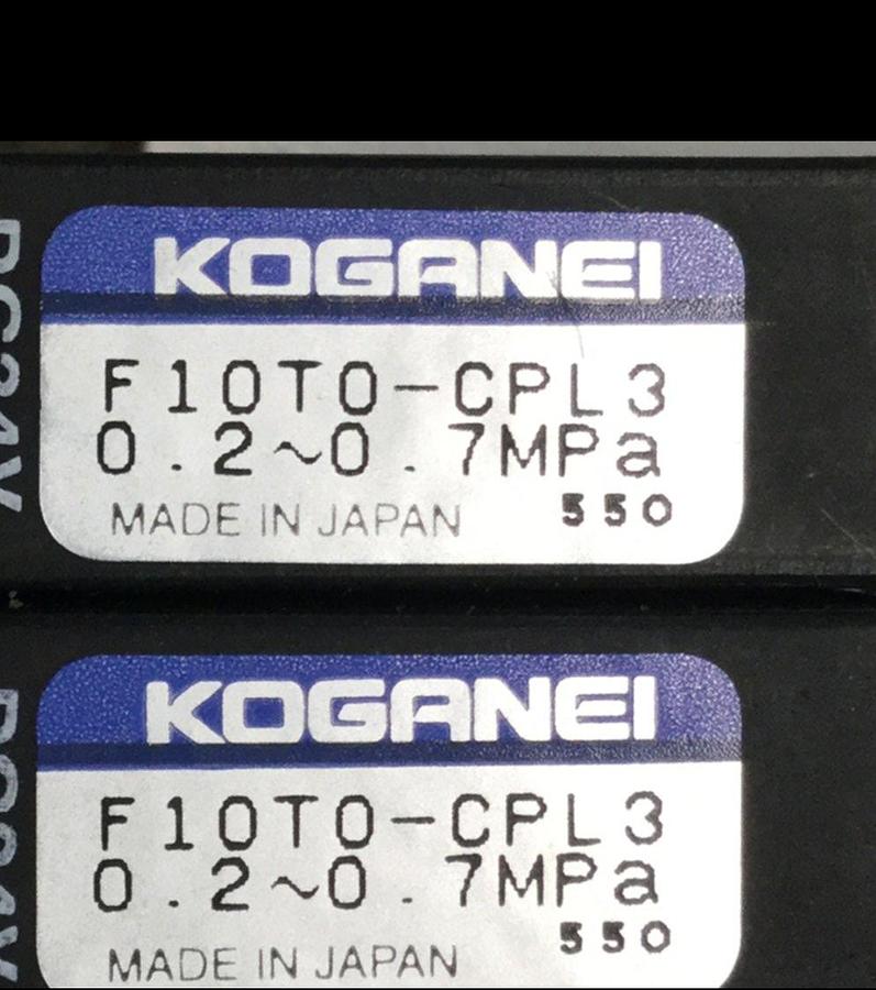 Used KOGANEI Manifold w/ Valves F10M6AJ USED