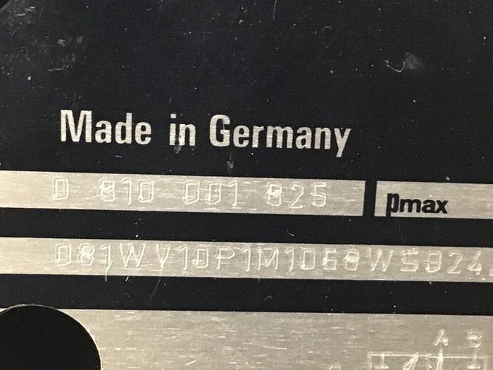 Used BOSCH Hydraulic Valve 0 810 001 825 #113004