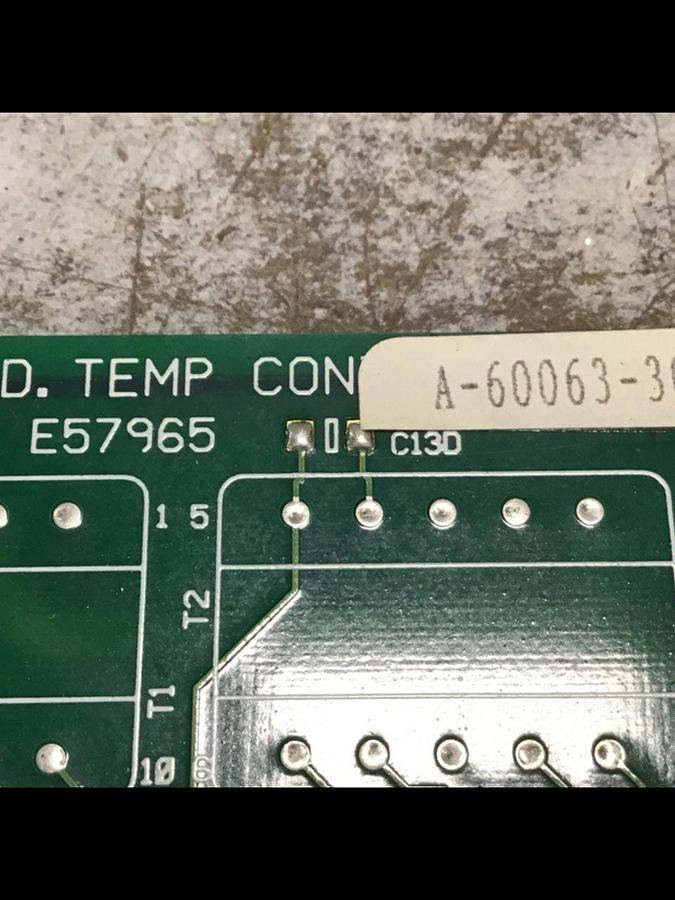 Used BARBER COLMAN Temp Ctl Analog Board A-60063-300 #94282