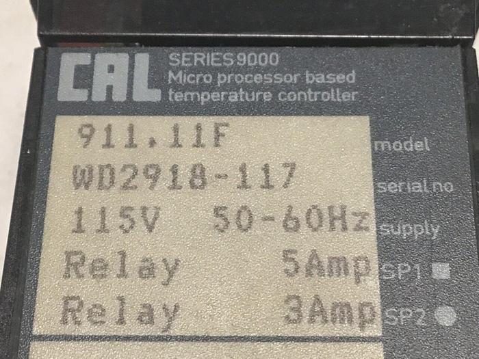 Used CAL CONTROLS Temperature Controller 911.11F #127583