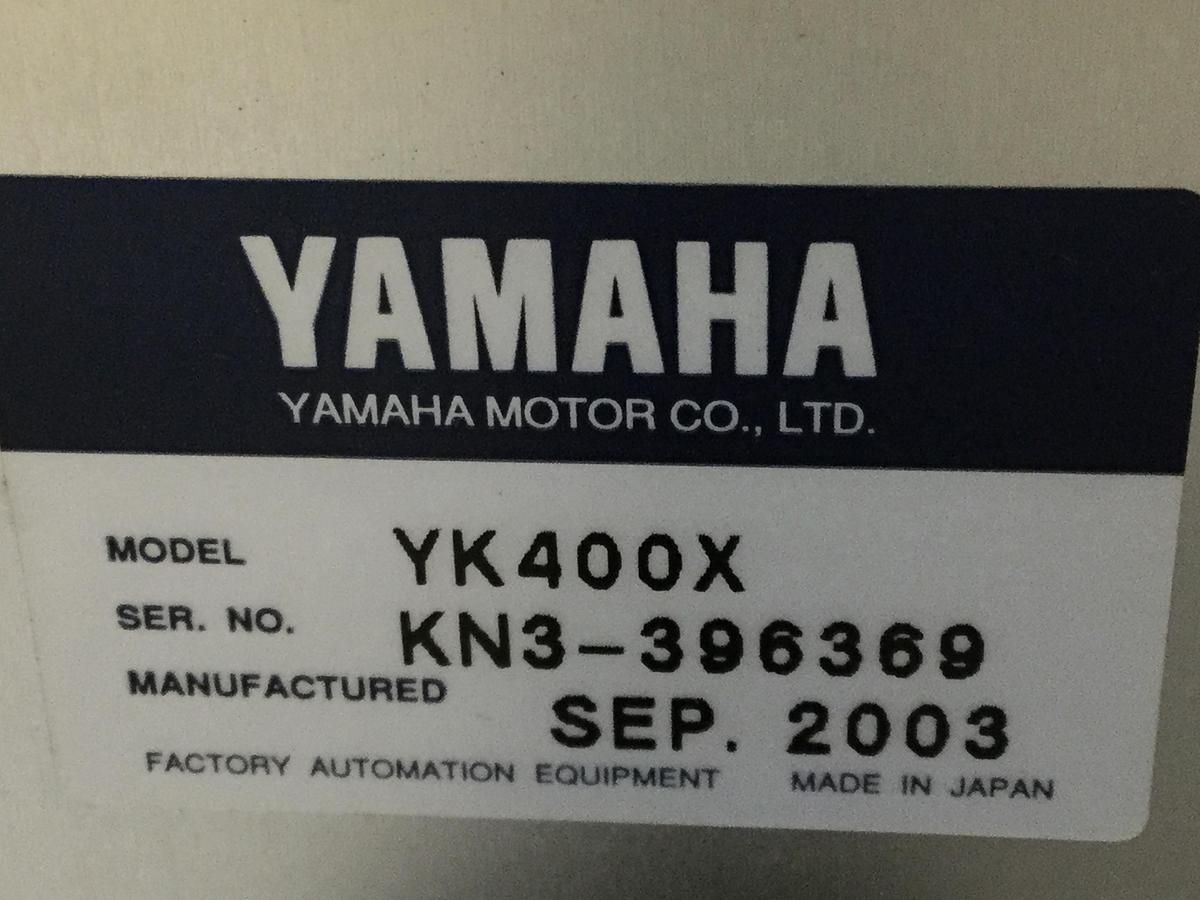 Used YAMAHA High Speed Scara Robot YK400X #103191