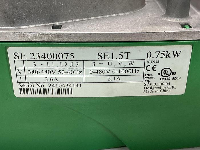 Used CONTROL TECHNIQUES SE 23400075