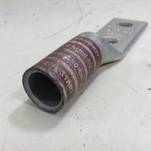 Used BURNDY 2 Hole Lug 500 KCMIL CU #89280