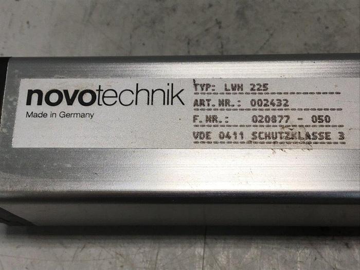 Used NOVOTECHNIK Linear Transducer LWH225 Used