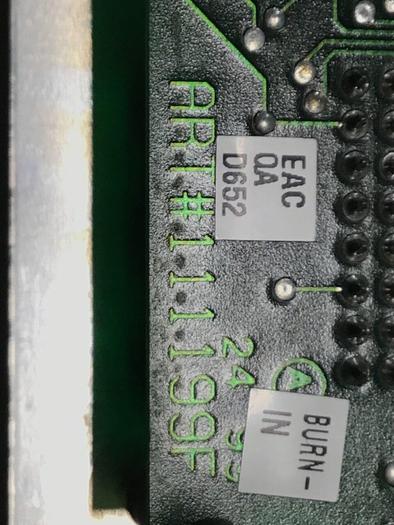 Used MICROSET Control Panel MULTISCAN PANEL #133865