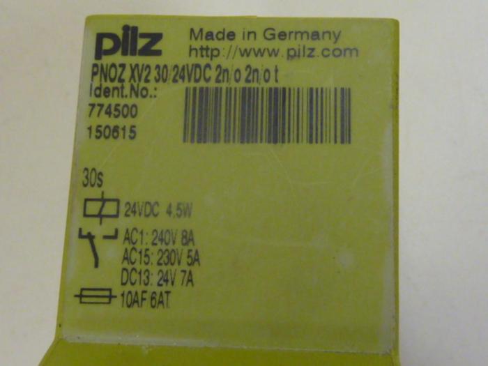 Used PILZ Safety Relay PNOZXV230/24VDC2N/O2N/O T #51972