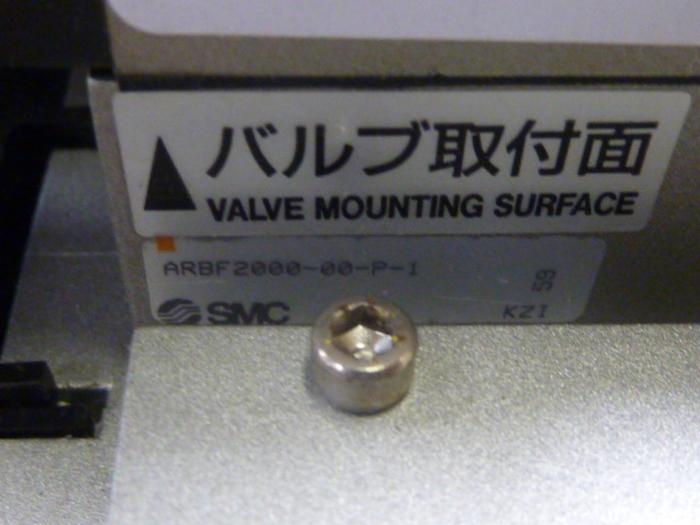 Used SMC Control Block w/ Valves ARBF2000-00-P-1 #61347