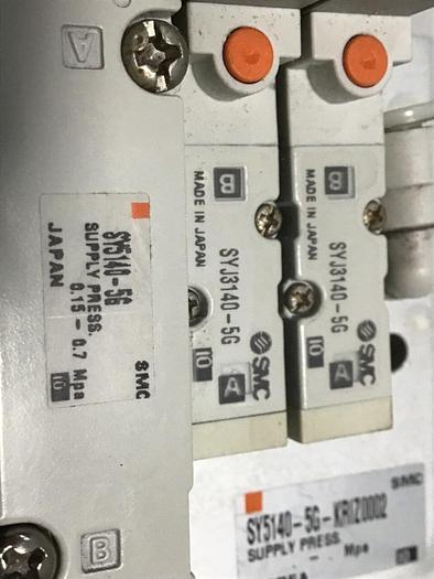 Used SMC Valve & Manifold SY5140-5G-KRIZ0002 #113665