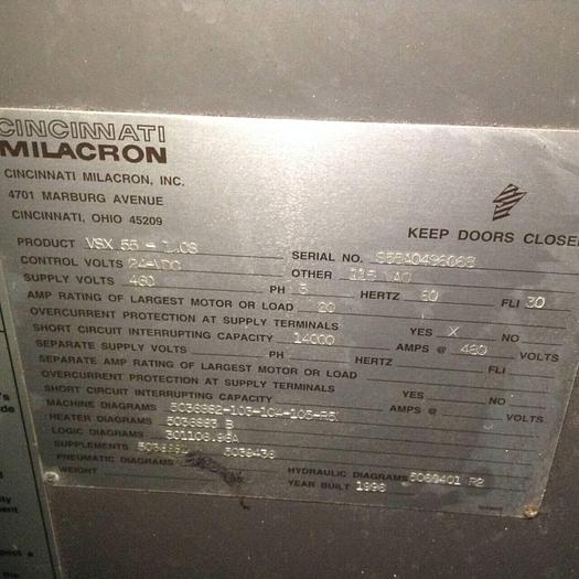 Used HYDRO LINE Clamp Cylinder N5F-2.5X7 #90992