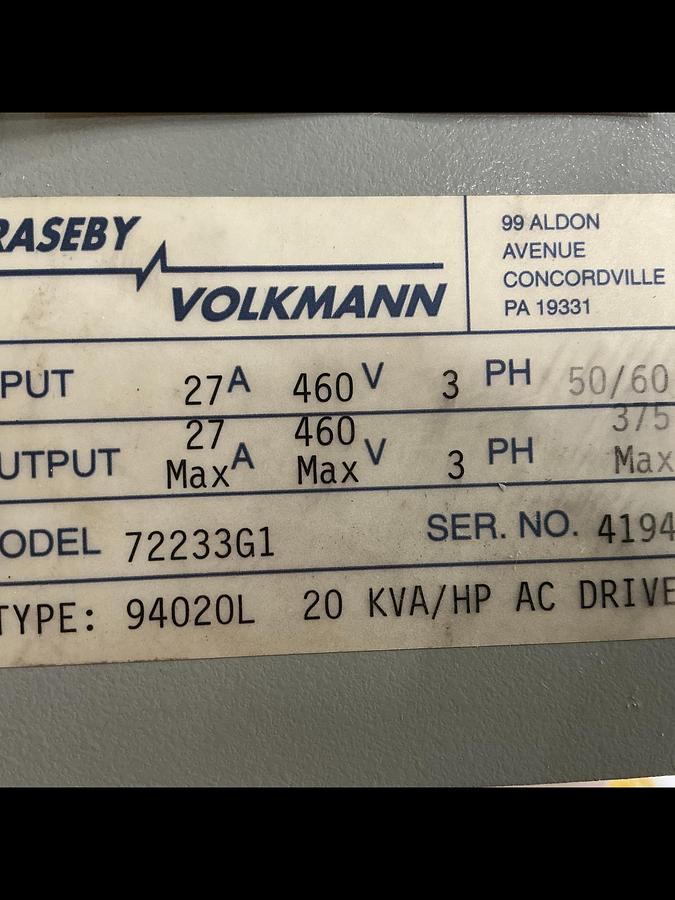 Used Graseby volkmann 72233G1