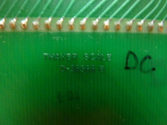 Used THAYER SCALES Display Board D-36566 B #23079