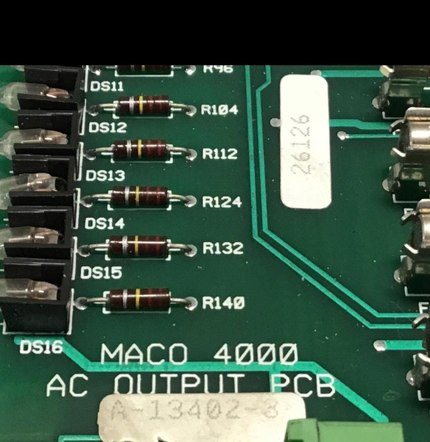 Used BARBER COLMAN AC Output Circuit Board A-13402-3 Used