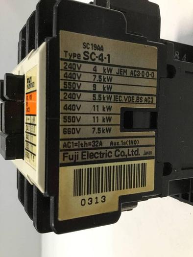 Used FUJI ELECTRIC Contactor SC-4-1 SC19AA USED #97909