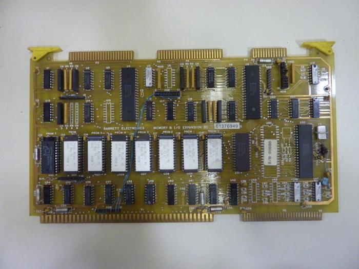 Used BARRETT ELECTRONICS Memory & I/O Expansion Board 61376949 #51202