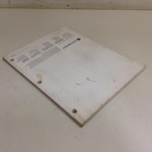 Used ALLEN BRADLEY Troubleshooting Manual MANUAL832 #70832