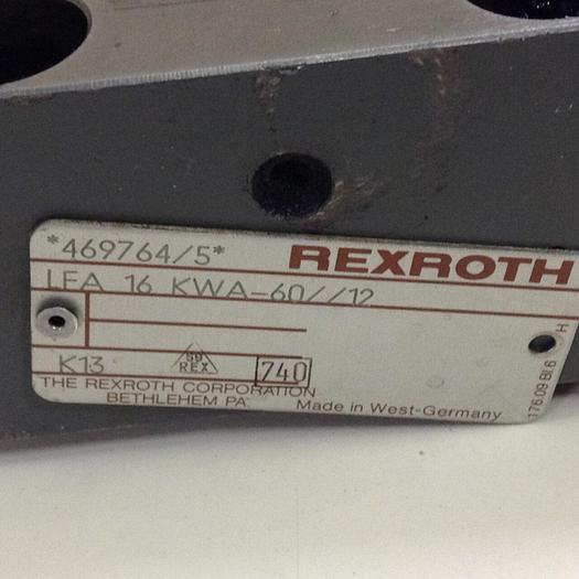 Used REXROTH Valve LFA16KWA6012 #97634