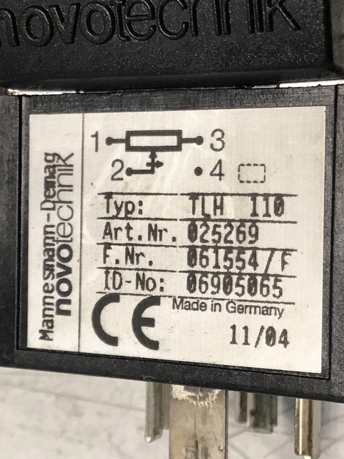 Used NOVOTECHNIK Linear Transducer TLH110 Used