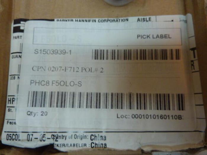 PARKER Connector F50L0-S #29431