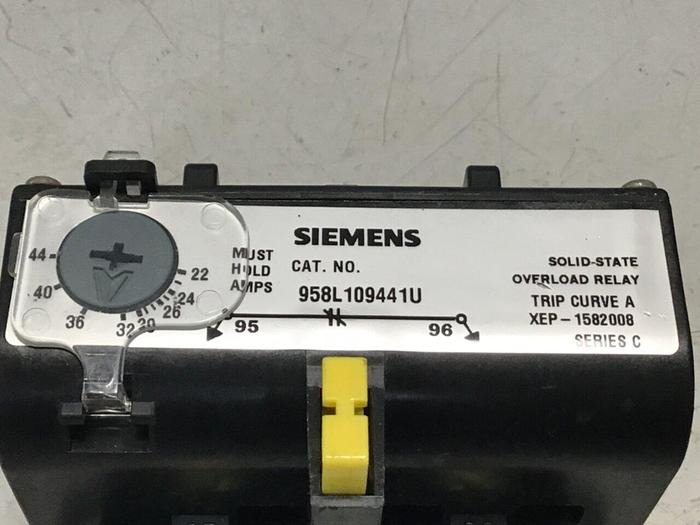 Used SIEMENS Relay 958L109441U #128747