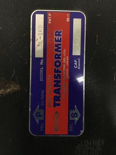 Used SWALLOW ELECTRIC CO. 1 kVA Transformer SL-1KB #125005