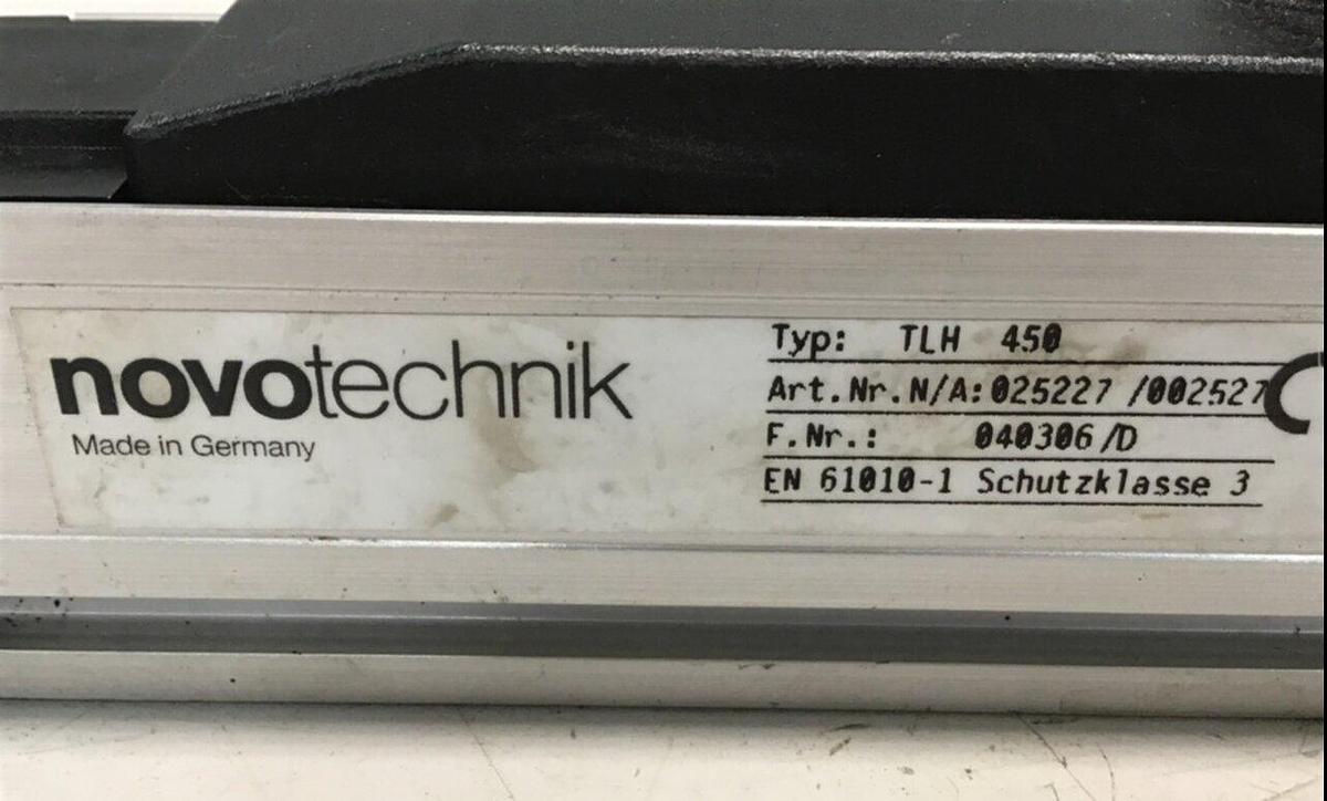 Used NOVOTECHNIK Linear Transducer TLH450 Used