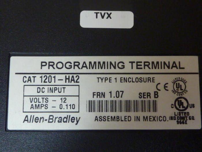 Used ALLEN BRADLEY Programming Terminal 1201-HA2 SER B #31384