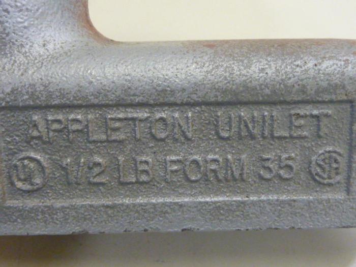 Used APPLETON Conduit 1/2 LB FORM 35 #62147