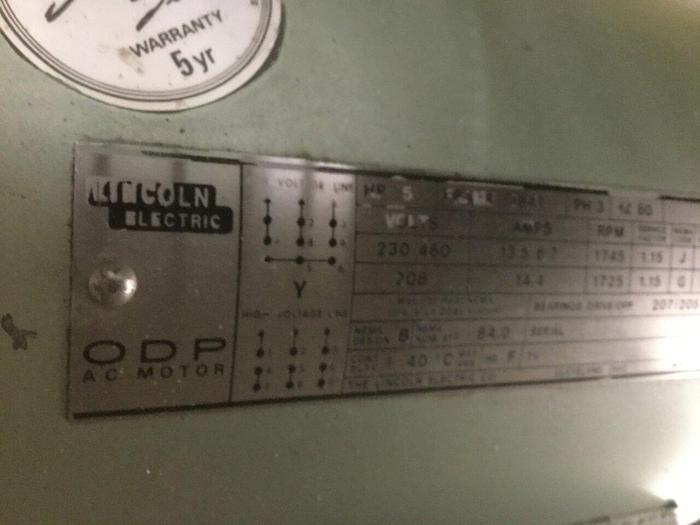 Used NELMOR 5 HP Grinder / Granulator RG1012P1 USED