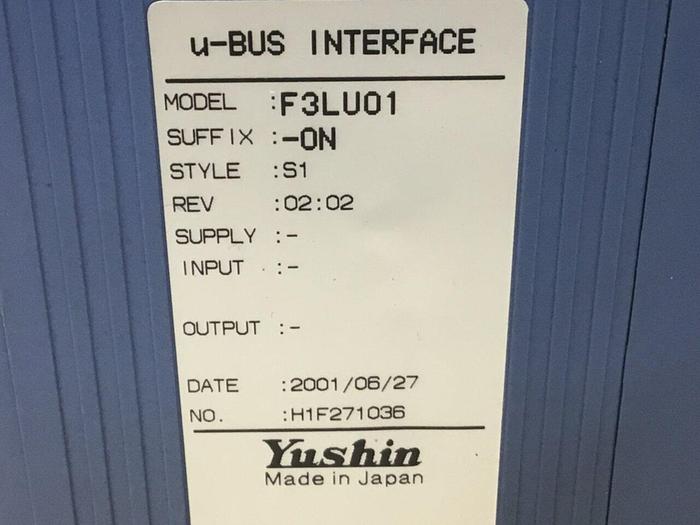 Used YUSHIN AMERICA U-Bus Interface Module F3LU01-0N Used