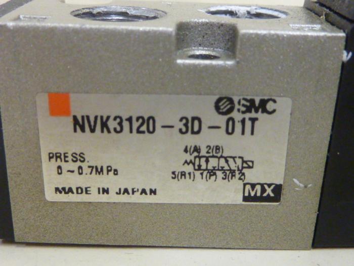 Used SMC Solenoid Valve NVK3120-3D-01T #67673