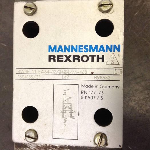 Used MANNESMANN REXROTH Proportional Flow Control Valve 4WRE10EA641224Z4M468 Used